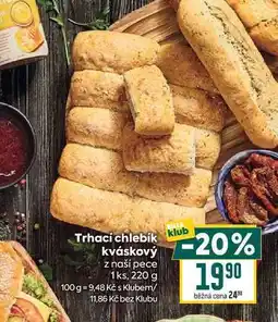 Billa Trhací chlebík kváskový z naší pece 1ks nabídka