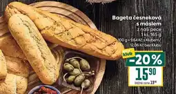 Billa Bageta česneková s máslem z naší pece 1ks nabídka