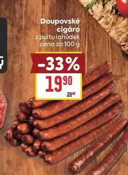 Billa Doupovské cigáro z pultu lahůdek cena za nabídka