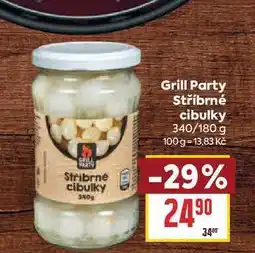 Billa Grill Party Stříbrné cibulky 340/180 g nabídka