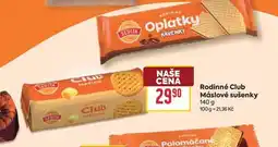 Billa Rodinné Club Máslové sušenky nabídka