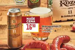 Billa Staropramen 11 0,51 plech nabídka