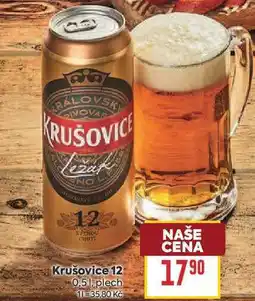 Billa Krušovice 12 0.5l plech nabídka