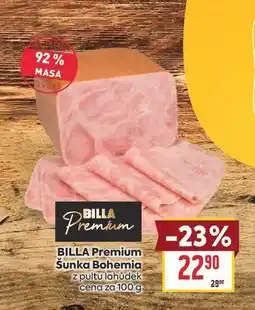 Billa BILLA Premium Šunka Bohemia z pultu lahůdek cena za nabídka