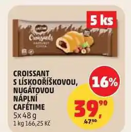 Penny Market CROISSANT S LÍSKOOŘÍŠKOVOU, NUGÁTOVOU NÁPLNÍ nabídka