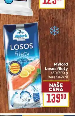 Billa Mylord Losos filety 450/500 g nabídka