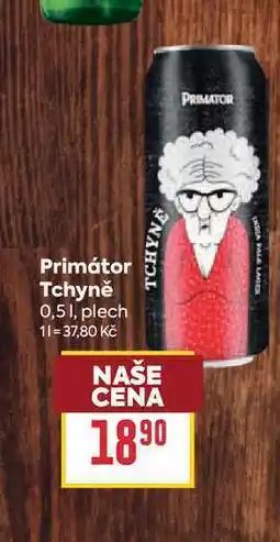 Billa Primátor Tchyně 0,51, plech nabídka