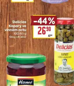 Billa Delicias Kapary ve vinném octu 100/65 g nabídka