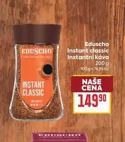 Billa Eduscho nstant classic Instantní káva nabídka