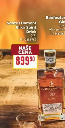 Billa Beefeater Santos Dumont Gin Elixir Spirit Drink nabídka