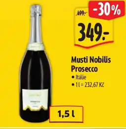 Albert Musti Nobilis Prosecco nabídka