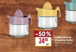Billa Odšťavňovač skleněný DARA 300 ml, mix barev 1 ks nabídka
