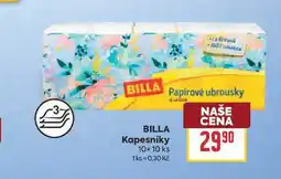 Billa BILLA Kapesníky 10×10 ks nabídka