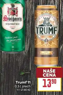 Billa Trumf 11 0,51, plech nabídka