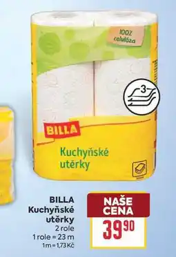 Billa BILLA Kuchyňské utěrky 2 role nabídka
