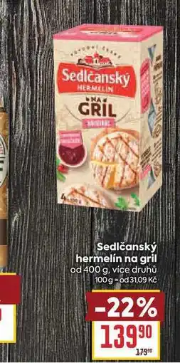 Billa Sedlčanský hermelín na gril od nabídka