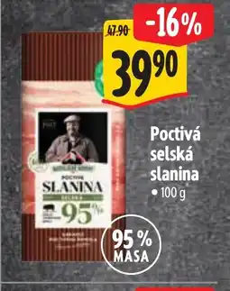 Albert Poctivá selská slanina nabídka