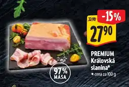 Albert PREMIUM Královská slanina nabídka
