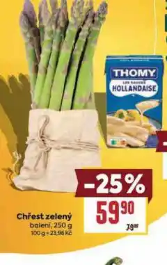 Billa Chřest zelený nabídka