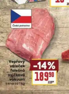 Billa Vepřový váleček falešná svíčková nabídka