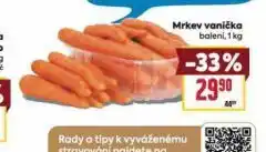 Billa Mrkev vanička nabídka