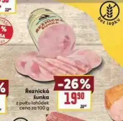 Billa Řeznická šunka nabídka