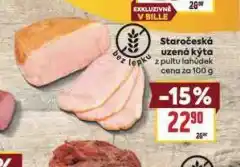 Billa Staročeská uzená kýta nabídka
