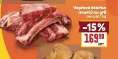Billa Vepřová žebírka masitá na gril nabídka