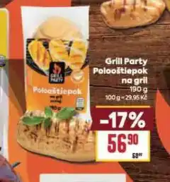 Billa Grill party polooštiepok na gril nabídka