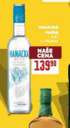 Billa Hanácká vodka nabídka