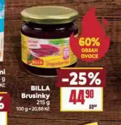 Billa Billa brusinky nabídka