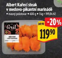 Albert Albert Kuřecí steak v medovo-pikantní marinádě nabídka