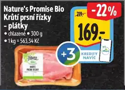 Albert Nature's Promise Bio Krůtí prsní řízky - plátky nabídka