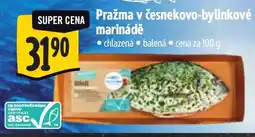 Albert Pražma v česnekovo-bylinkové marinádě nabídka