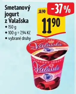 Albert Smetanový jogurt z Valašska nabídka