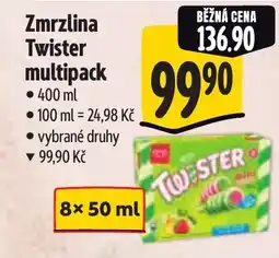 Albert Zmrzlina Twister multipack nabídka