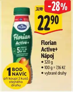 Albert OLMA Florian Active+ Nápoj nabídka