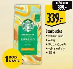 Albert Starbucks nabídka