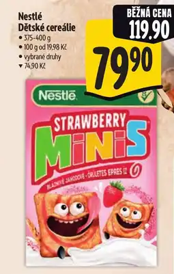 Albert Nestlé Dětské cereálie nabídka