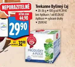 Albert Teekanne Bylinný čaj nabídka