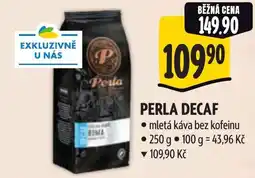 Albert Perla decaf nabídka
