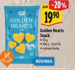 Albert Golden Hearts Snack nabídka