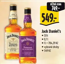 Albert Jack Daniel's nabídka