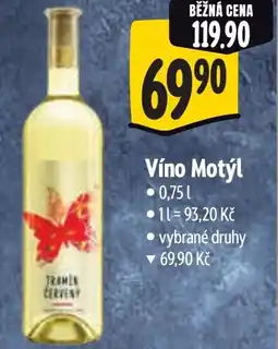 Albert Víno Motýl nabídka