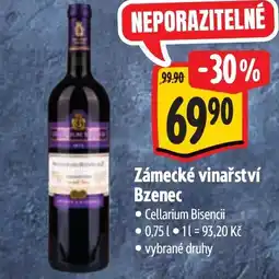 Albert Zámecké vinařství Bzenec nabídka