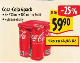 Albert Coca-Cola 4pack nabídka