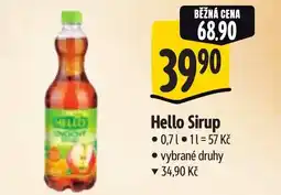 Albert Hello Sirup nabídka