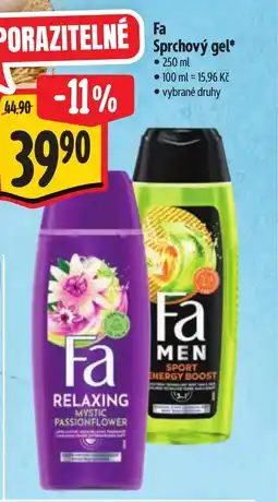 Albert Fa Sprchový gel nabídka