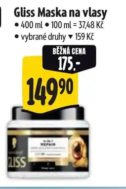 Albert Gliss Maska na vlasy nabídka