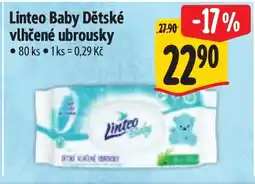 Albert Linteo Baby Dětské vlhčené ubrousky nabídka